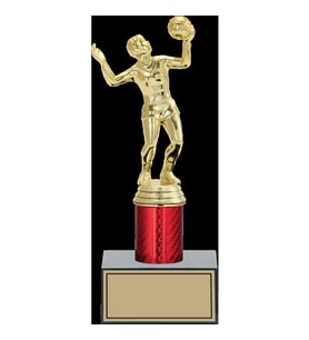 ODAK KUPA - Figürlü Kupalar - Voleybol Kadın Figürlü Kupalar FG-004 C - 23 cm