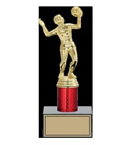 ODAK KUPA - Figürlü Kupalar - Voleybol Kadın Figürlü Kupalar FG-004 C - 23 cm