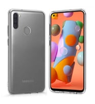 Samsung Galaxy M11 2.0 MM Korumalı Silikon Kılıf Şeffaf