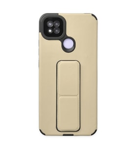 Redmi 9C Kılıf Mega Standlı Silikon - Gold