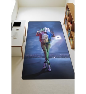 Modern Dijital Baskı Kaymaz Taban Çocuk ve Genç Odası Halısı H0519