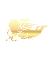 Eros Sticker 17x17 Cm Gold