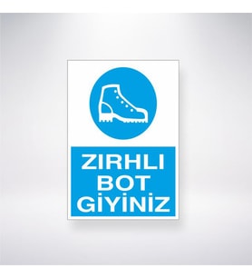 Zırhlı Bot Giyiniz