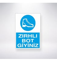 Zırhlı Bot Giyiniz