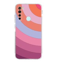 Xiaomi Redmi Note 8  Kamera Korumalı Kapak Renk Cümbüşü Tasarımlı Şeffaf  Kılıf