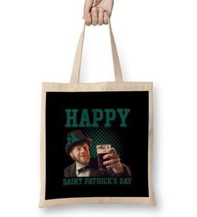 St Patricks Day Bez Çanta Uzun Saplı