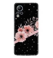 Infınix Note 12 Kılıf Resimli Desenli Baskılı Silikon Flowers Dots 1423
