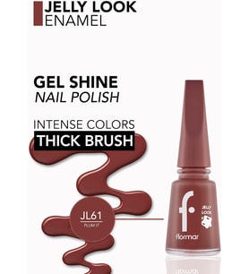 Jelly Look Yüksek Pigmentli & Parlak Bitişli Jel Görünümlü Oje