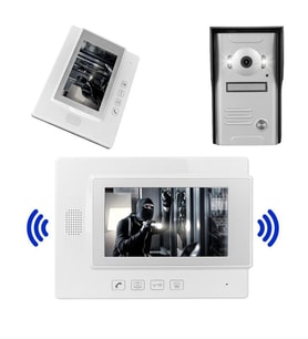 Powermaster 37M 1 Daire 7   Görüntülü Diafon Kapı Zili Interkom Akıllı Ev Güvenliği Sistemi