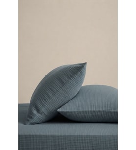 Müslin Yastık Kılıfı 2li 50x70 cm Doğal Pamuklu Nefes Alabilen