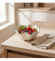 GÜRAL PORSELEN Rodos 19 Cm Salata Sunumluk Kase 30YS