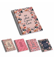 MİKRO FLOWERS  17X24 120YP. ÇİZGİLİ OKUL DEFTERİ