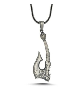 Viking İskandinav Savaşcı Baltası  925 Ayar Gümüş Erkek Kolyesi
