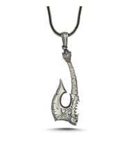 Viking İskandinav Savaşcı Baltası  925 Ayar Gümüş Erkek Kolyesi