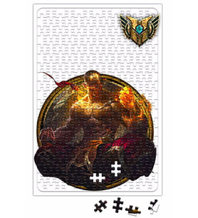 Leesin LoL League Of Legends Puzzle 240 Parça Yapboz