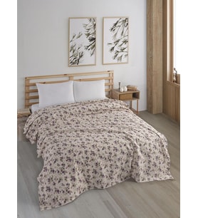 Çift Kişilik Baskılı Pike Yatak Örtüsü Daisy 200x230 cm