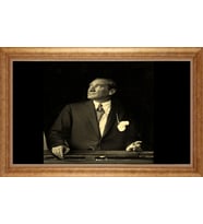ALTIN ÇERÇEVELİ PASPARTULU TABLO CR974