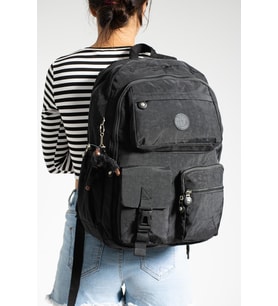 Ultra Hafif Çok Cepli Su Geçirmez Sırt Çantası Unisex Siyah (Model: 571-1K)