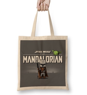 Star Wars The Mandalorian 01 Bez Çanta Uzun Saplı