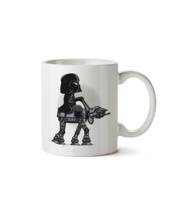 Dark Walker Darth Vader At At Star Wars İki Tarafı Baskılı Kupa Bardak