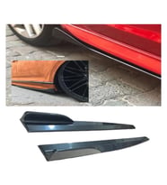 Fiat Tipo 1993-2002 Yan Marşpiyel Altı Lip Kulaklı Kısa 86 Cm Piona Black Parlak Siyah 2li Set