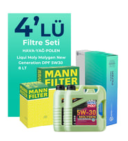 MANN Ford Transit V347 2.4 Dizel Filtre Bakım Seti Liqui Moly Motor Yağlı (2006-2013) 4 Lü