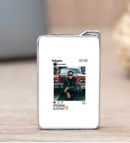 Kişiye Özel İnstagram Tasarım Fotoğraflı Çakmak