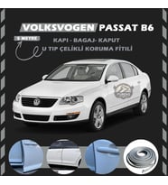 Volksvogen Passat B6 Oto Araç Kapı Koruma Fitili 5metre Parlak Gri Renk
