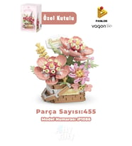 Panlos BOUTIQUE Serisi Mini Çiçek Buketi 455 Parça Oyuncak Yapım Seti -FFP1086