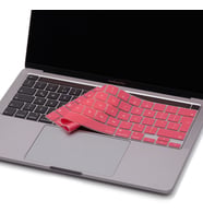 McStorey Macbook Pro M1-M2 ile Uyumlu Klavye Koruyucu A2338 A2289 A2251 A2141 Avrupa İngilizce Baskı (Pembe)