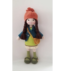 Julie Bebek Amigurumi Organik Oyuncak