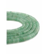 Aventurin Taşı Dore Kesim Parlak Yeşil 6x3mm Doğal Taş Dizi [AA]