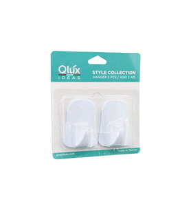 QLUX L-00735 2PCS OPAK BEYAZ PLASTİK ASKI (4915)
