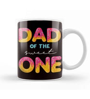 Dad Of The Sweet One Baby Son Daughter Father Daddy Papa Kupa Bardak Porselen