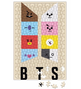 Bts BT21 Karakterleri Puzzle 240 Parça Yapboz