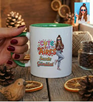 Kişiye Özel Karikatürlü Cute But Aires Koç Burcu Kupa Bardak Doğum Günü Hediyesi