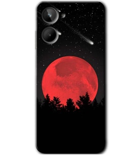 Realme 10 4G Kılıf HD Desen Baskılı Kılıf - Kanlı Ay