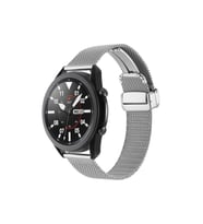 Samsung Gear S3 22mm Uyumlu Kordon Hasır Metal Mıknatıs Tokalı Zore KRD-85 Kayış