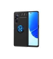 Huawei Nova 9 SE Uyumlu Kılıf Zore Ravel Silikon Kapak (Siyah-Mavi)