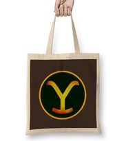 Yellowstone Logo GIFT 2022 Bez Çanta Uzun Saplı