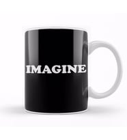 Imagine Life Without Unicorns Kupa Bardak Porselen
