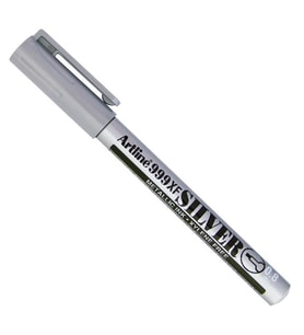 Artline Markör Yaldızlı Yuvarlak Uçlu 0.8 MM Gümüş Davetiye Kalemi