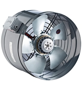 Ayas 31,5 cm çap YBA-315-2K-M 2750 D/D 220/230 volt Monofaze Yuvarlak Kanal Tipi Aksiyel Fan