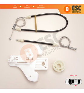 Seat Toledo MK3 5P2 2004-2009 Altea 5P1 XL 5P5 5P8 İçin Elektrikli Arka Sol Cam Kriko Tamir Seti