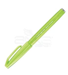 Pentel Brush Sign Pen Fırça Uçlu Kalem Light Green