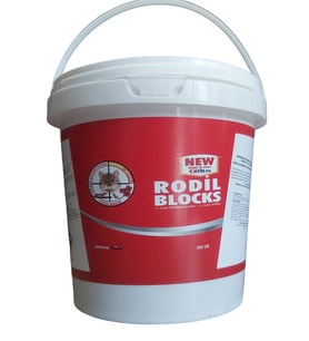 Rodil Blok 500gr Fare Zehiri  Etkili Kaliteli Kemirgen İlacı Sıçan Fare İçin