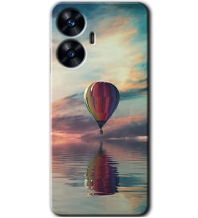 Realme C55 Kılıf HD Desen Baskılı Kılıf - Zeplin