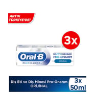 Oral-B Pro-Onarım Diş Macunu 3 x 50 ml