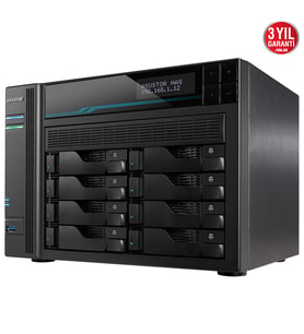 ASUSTOR 8diskli Atom QC-40GB RAM-2-10Gbe Nas Server AS6508T (44385)