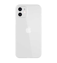 iPhone 12 Kılıf Şeffaf Lüx Sade Tasarım Blok (Renksiz)